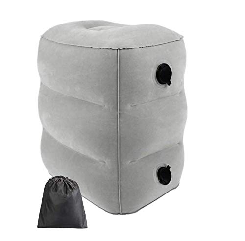 Woo Well Taburete Inflable Relaje Sus piernas, Déjate Descansar Mejor, Inflable de Forma rápida, Adecuado para Viajes en avión y en Coche y en el hogar y la Oficina, le Permiten disfru Woo Well Taburete Inflable Relaje Sus piernas, Déjate Descansar Mejor, Inflable de Forma rápida, Adecuado para Viajes en avión y en Coche y en el hogar y la Oficina, le Permiten disfru
