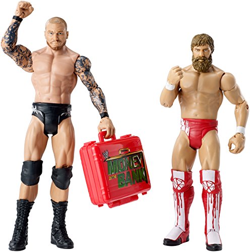 WWE Wrestling Series 27 Battle Pack DANIEL BRYAN vs RANDY ORTON (Includes Money In The Bank Briefcase)