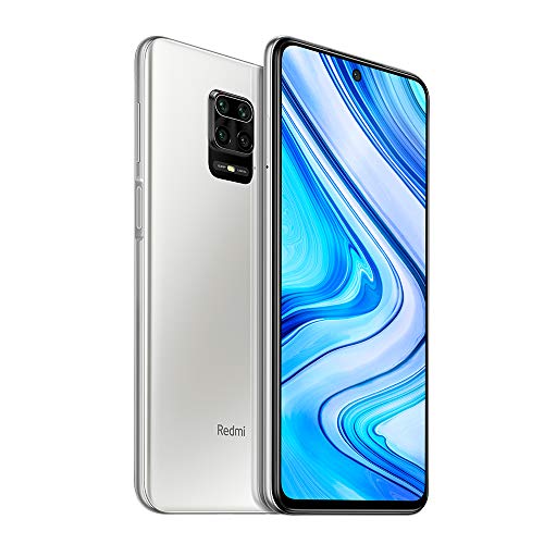 Xiaomi Redmi Note 9 Pro Teléfono 6GB RAM+128GB ROM, 6,67" Pantalla Completa, Procesador Snapdragon 720G Octa-Core, 16MP Frontal y 64MP + 8MP + 5MP + 2MP AI Quad Cámara Trasera (Blanco)