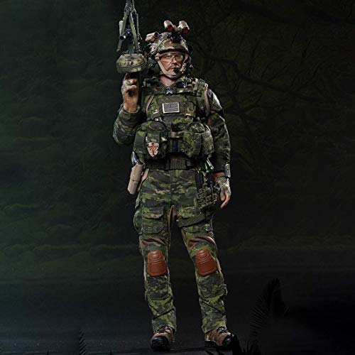 ZSMD Figuras militares 1/6 articuladas Figura militar de la Selva Figura de acción con arma de intercambio