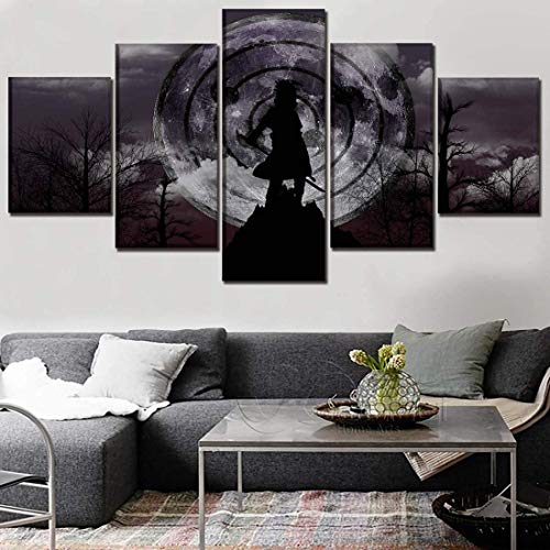 ZYUN HD Print Mural Imagen 5 Piezas Juego Rise of The Tomb Raider Póster Moderno Lona Pintura Sala De Estar O Dormitorio,A,20×35×2+20×45x2+20x55×1