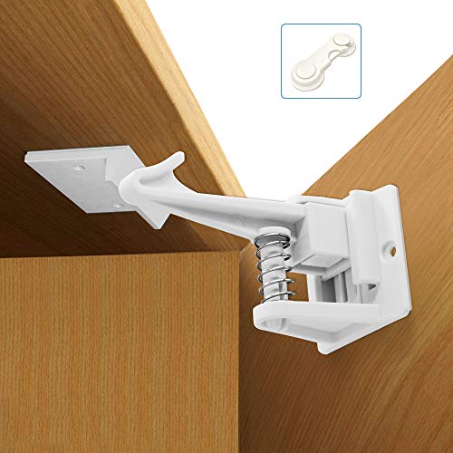 12 Pack Cerraduras de Seguridad para Niños Bebe, Diseño Invisible Cierres de seguridad Para Cajones Armarios Cerraduras de Armario, con Adhesivo Fuerte (12 cerraduras + 1 Regalar) 12 Pack Cerraduras de Seguridad para Niños Bebe, Diseño Invisible Cierres de seguridad Para Cajones Armarios Cerraduras de Armario, con Adhesivo Fuerte (12 cerraduras + 1 Regalar)
