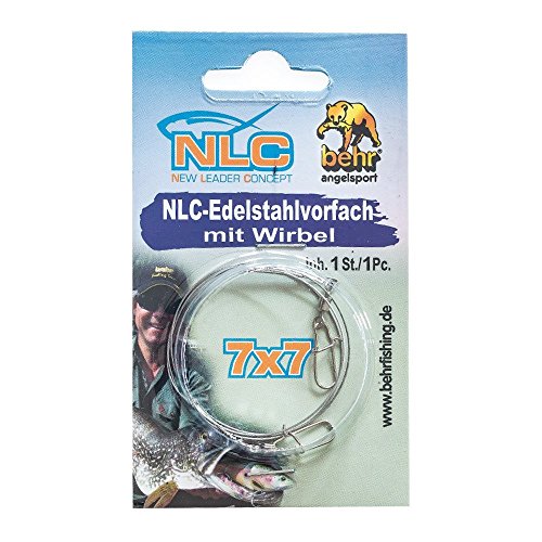2 unidades con líderes de alambre de pesca 50 cm líder para pesca de lucios líder de acero Talla:08 kg Tragkraft 2 unidades con líderes de alambre de pesca 50 cm líder para pesca de lucios líder de acero Talla:08 kg Tragkraft