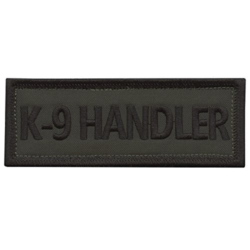 2AFTER1 Olive Drab Green K-9 Handler SWAT K9 Dogs of War Tactical Morale Army Hook-and-Loop Patch