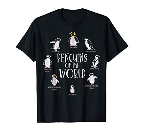 8 pingüinos más raros del mundo - Antártida y fan de los Camiseta