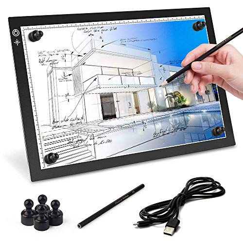 A3 Tracing Light Box Mesa de Luz de Dibujo LED A3 de Luz Regulable Almohadilla Caja Portátil Ultradelgada Tablero de Copia con Cable USB para Dibujar Animación Pintura Dibujo Diseño de Plantillas A3 Tracing Light Box Mesa de Luz de Dibujo LED A3 de Luz Regulable Almohadilla Caja Portátil Ultradelgada Tablero de Copia con Cable USB para Dibujar Animación Pintura Dibujo Diseño de Plantillas