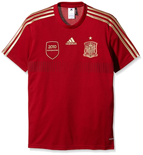 adidas Selección Española de Fútbol - Camiseta de fútbol de aficionado para hombre, color rojo, talla L