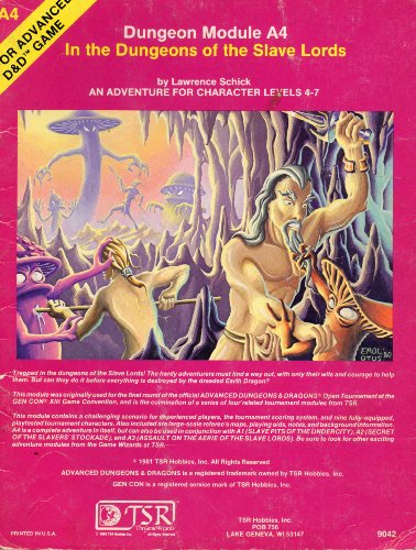 advanced-dungeons-and-dragons--dungeon-module-a4--in-the-dungeons-of-the-slave-lords---advanced-dungeons-and-dragons-