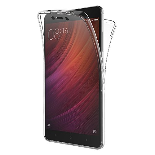 AICEK Funda Xiaomi Redmi Note 4, Transparente Silicona 360°Full Body Fundas para Xiaomi Redmi Note 4 Carcasa Silicona Funda Case (5.5")