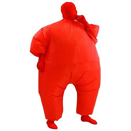AirSuits Vestido Inflable Fat Dick Carnival Segundo Juego De La Piel Carnival Dirigible Traje - ROJO