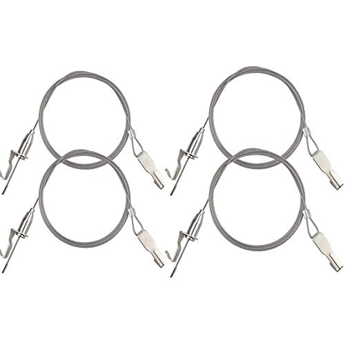 Alambre Colgante de Acero Inoxidable, 4 Piezas Ajustable Cuerda Alambre Soporta,Kit de Cables para Colgar Ajustables,para Exposiciones, Galería de Arte, Kit de Exhibición de Cuadros, Cuerda 1.5M Alambre Colgante de Acero Inoxidable, 4 Piezas Ajustable Cuerda Alambre Soporta,Kit de Cables para Colgar Ajustables,para Exposiciones, Galería de Arte, Kit de Exhibición de Cuadros, Cuerda 1.5M
