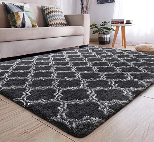 Alfombras de Area Alfombras Suaves para Sala de Estar Alfombras Antideslizantes y Esponjosas Alfombra Peluda Grande para el Pasillo Dormitorio (Gris, 120*200cm) Alfombras de Area Alfombras Suaves para Sala de Estar Alfombras Antideslizantes y Esponjosas Alfombra Peluda Grande para el Pasillo Dormitorio (Gris, 120*200cm)