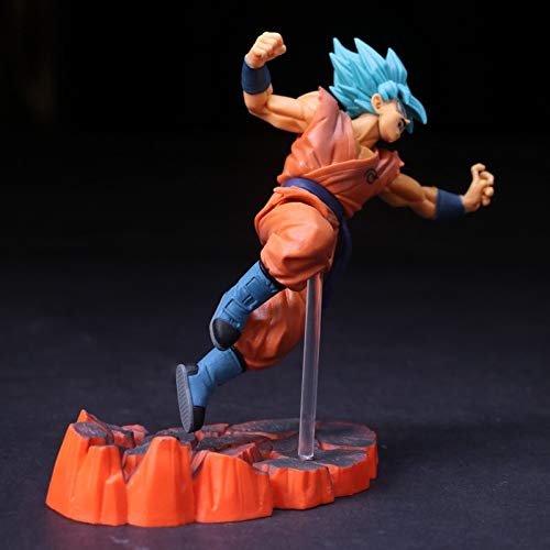 Anime DBZ Freezer del Son Goku PVC Figura DE ACCIÓN DE DBZ Super Saiyan Goku Oro Freezer Modelo de confrontación de Peluche de Juguete 15cm (Goku Real Boxed)