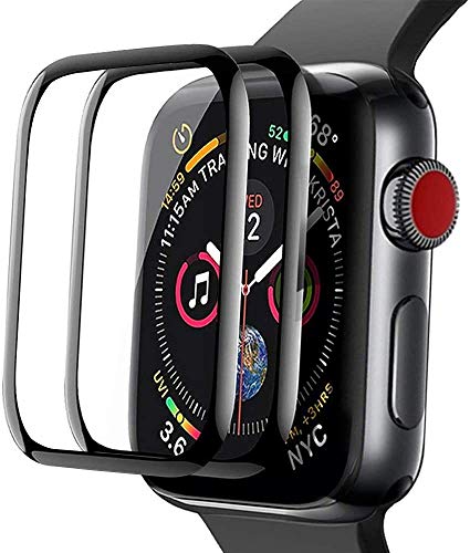 Aottom [2Pack] Protector de Pantalla Compatible con Correa Apple Watch 42mm Series 3, [Cobertura Completa] [adsorcion anhidra] [no Burbujas] Cristal Templado Protector para iWatch 3/2/1