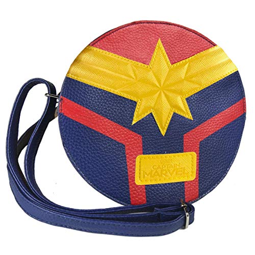 ARTESANIA CERDA Bolso Bandolera Captain Marvel, Unisex Adultos, Azul (Azul), 5x18x18 cm (W x H x L) ARTESANIA CERDA Bolso Bandolera Captain Marvel, Unisex Adultos, Azul (Azul), 5x18x18 cm (W x H x L)