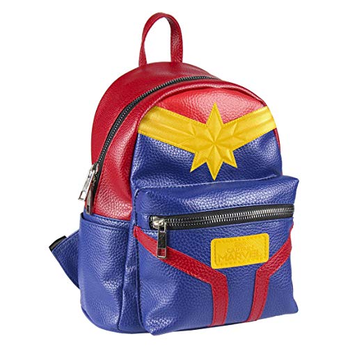 ARTESANIA CERDA Mochila Casual Moda Captain Marvel, Unisex Adultos, Azul (Azul), 11x22x22 cm (W x H x L) ARTESANIA CERDA Mochila Casual Moda Captain Marvel, Unisex Adultos, Azul (Azul), 11x22x22 cm (W x H x L)