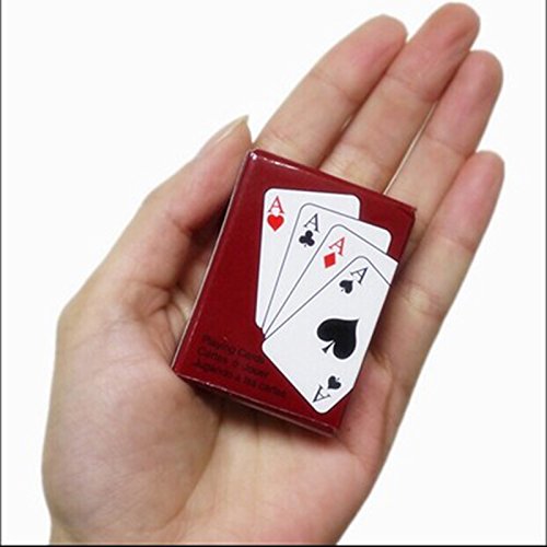 Asdomo 1 juego de cartas de póquer, Texas Hold'em poker juego de cartas de papel juego de viaje kits de fiesta