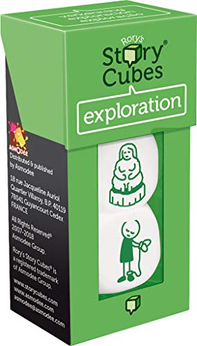 Asmodee- Story Cubes Exploracion, (Expansiã³N Color Verde ADECHSCEX14)