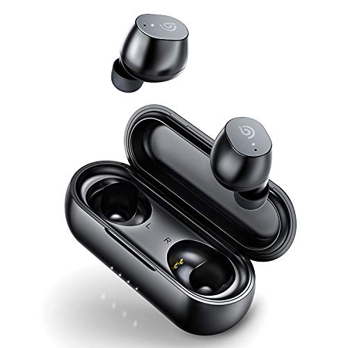 Auriculares Bluetooth, BOMAKER Auriculares Inalámbricos In-Ear Bluetooth 5.0, con Micrófono, Carga Rápida, Estéreo/Bajo Inmersivo, Mono/Stereo Sonido, para iPhone/Android, para Deportes/Viaje