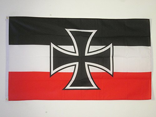 AZ FLAG Bandera de Alemania German Jack 150x90cm - Bandera Alemana DE Guerra 90 x 150 cm