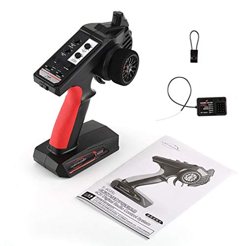 Ba30DEllylelly 2.4 4CH Radio Control Remoto Transmisor RC con Receptor AX6s para RC Coche Vehículo Todoterreno Barco RC Modelo de camión Ba30DEllylelly 2.4 4CH Radio Control Remoto Transmisor RC con Receptor AX6s para RC Coche Vehículo Todoterreno Barco RC Modelo de camión