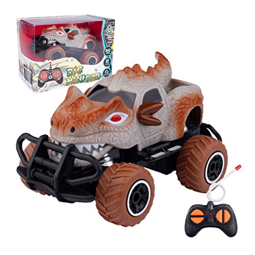 BakaKa Juguetes RC Dinosaurio Coches de Control Remoto Mini Dino Cars para niños Juguetes RC Race Trucks Park Jurassic Toys Regalos de cumpleaños