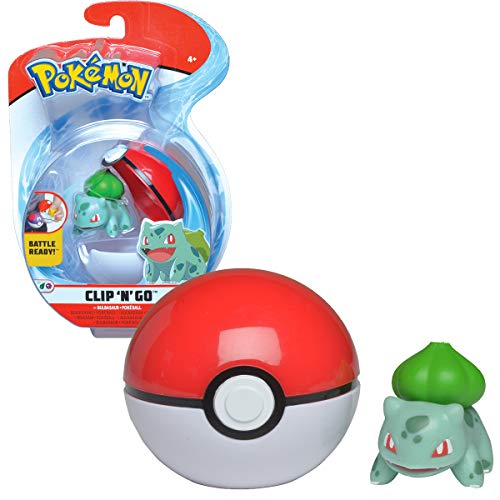 Bandai – Pokémon – Poké Ball & su Figura 5 cm Bulbizarre – WT97643 Bandai – Pokémon – Poké Ball & su Figura 5 cm Bulbizarre – WT97643