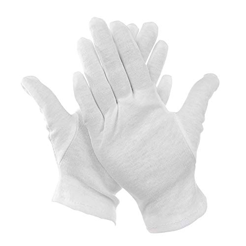 Bestgle 15 pares Guantes de Algodon Blancos Guantes de Tela Elásticos Guantes guantes de trabajo reutilizables para hombres y mujeres para el Cuidado de la Piel Trabajo Diario(XL) Bestgle 15 pares Guantes de Algodon Blancos Guantes de Tela Elásticos Guantes guantes de trabajo reutilizables para hombres y mujeres para el Cuidado de la Piel Trabajo Diario(XL)