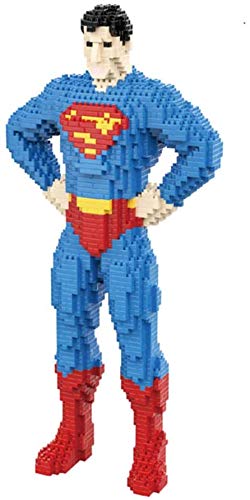 B&H-ERX Superman DIY Diamante Micro Bloques de construcción Ladrillos Juguete Educativo artesanía habitación Adornos Adultos y niños
