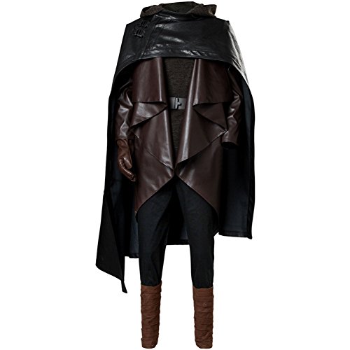 Bilicos The Last Jedi Luke Skywalker Outfit Traje de Cosplay Disfraz Hombres Caballeros XXXL