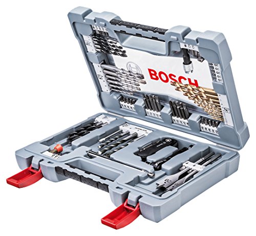 Bosch Professional Maletín con 76 unidades para taladrar y atornillar (accesorios de taladro percutor)
