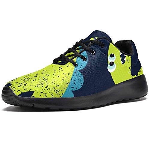 Cabeza y Cola de Dinosaurio Verde Athletic Trainers Zapatillas Ligeras Calzado Deportivo para Mujer Cabeza y Cola de Dinosaurio Verde Athletic Trainers Zapatillas Ligeras Calzado Deportivo para Mujer