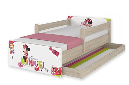 Cama infantil original de Disney con colchón anticaídas