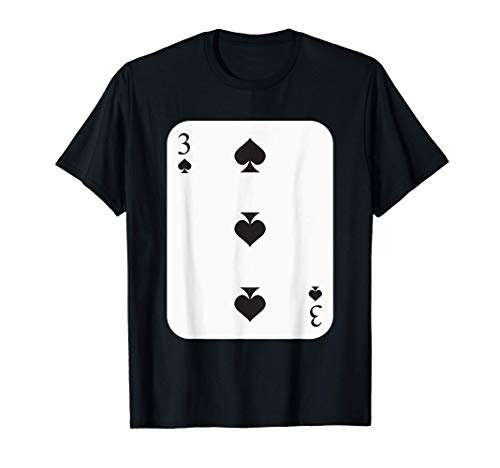 Camisa de póquer - Espadas 3 cartas Camiseta