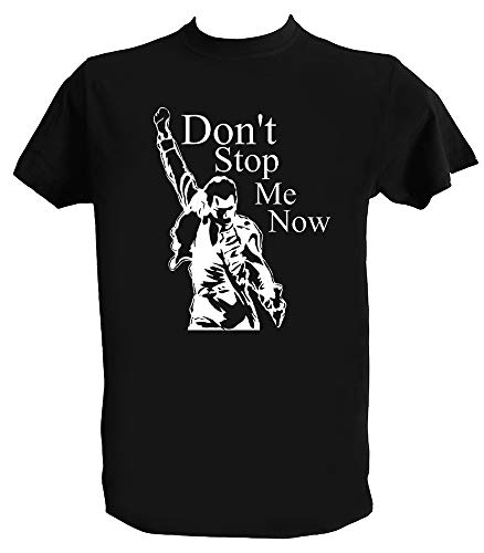 Camiseta Freddie Mercury Queen Fan Art Hombre Niño Don't Stop Me Now Grupos de Rock, 9-11 Años