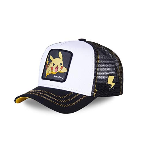 capslab - Gorra Pikachu Pokemon Blanca- Talla Unica - PIK5 capslab - Gorra Pikachu Pokemon Blanca- Talla Unica - PIK5