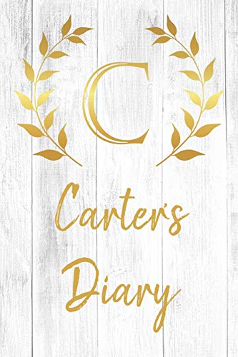 Carter's Diary: Personalized Diary for Carter / Journal / Notebook - C Monogram Initial & Name - Great Christmas or Birthday Gift