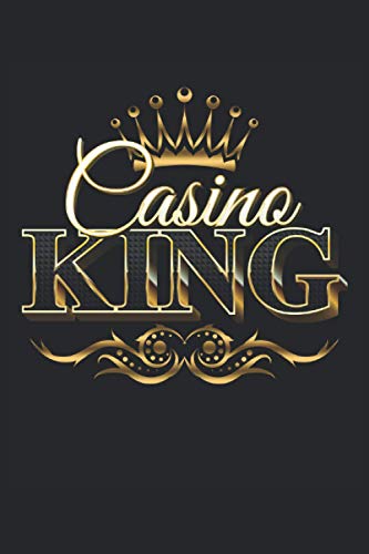 Casino King: Libreta forrada con regalos jugador casino king (formato A5, 15,24 x 22,86 cm, 120 páginas)