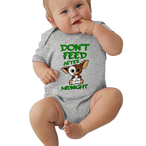Child Short Sleeve Don't Feed After Midnight Boys Girl Bodusuit Outdoor Baby Jersey Bodysuit