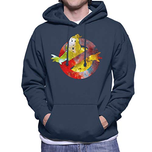 Cloud City 7 Ghostbusters Silhouette Logo Men's Hooded Sweatshirt