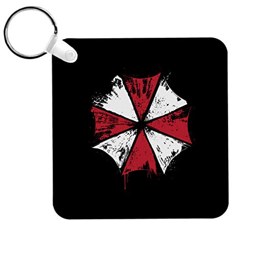 Cloud City 7 Resident Evil Umbrella Corp Ink Logo Keyring