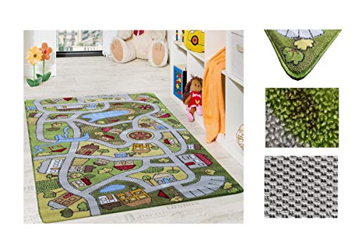 Comercial Candela Alfombra Infantil Carretera Tapete Cuarto Juegos Diseño Ciudad Carretera Quiet Town (Modelo 2, 140_x_200 CM) Comercial Candela Alfombra Infantil Carretera Tapete Cuarto Juegos Diseño Ciudad Carretera Quiet Town (Modelo 2, 140_x_200 CM)