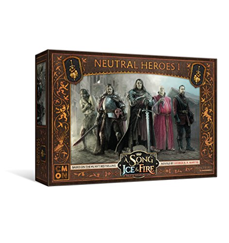 CoolMiniOrNot CMNSIF505 Song of Ice and Fire Miniatures Game: Neutral Heroes Box 1, Colores Variados