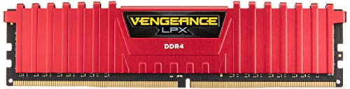 Corsair Vengeance LPX - Módulo de Memoria XMP 2.0 de Alto Rendimiento de 16 GB (2 x 8 GB, DDR4, 2400 MHz, C14) Color Rojo