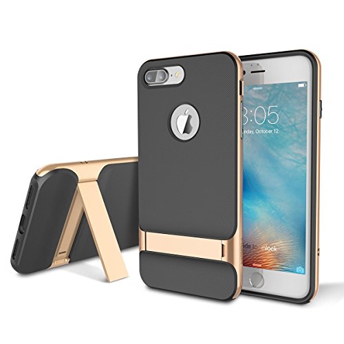 Cover for iPhone 7 Case,Rock Dual Layer Armor Hybrid Rugged Soft TPU Shell Hard PC Frame Bumper Shockproof Phone Protective Cases Covers with Kickstand for iPhone 7/iPhone 8 Cover for iPhone 7 Case,Rock Dual Layer Armor Hybrid Rugged Soft TPU Shell Hard PC Frame Bumper Shockproof Phone Protective Cases Covers with Kickstand for iPhone 7/iPhone 8