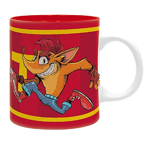 Crash Bandicoot - Taza - Neo Cortex Vs Crash Bandicoot - Taza de café - Logo - Mug - Cerámica - Caja de regalo