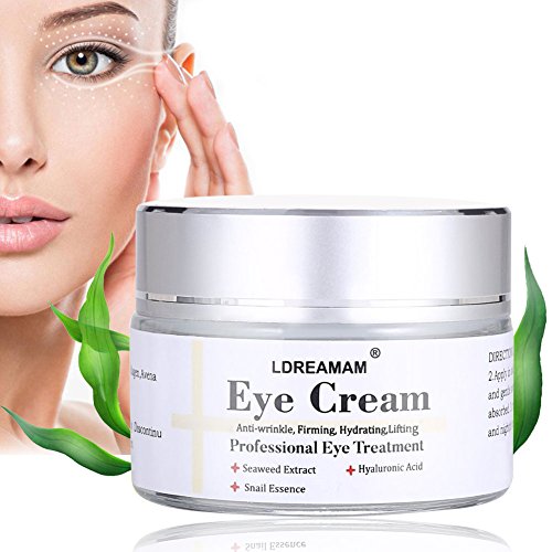 Crema de Ojos,Contorno de Ojos Anti Edad,Eye Cream,Serum Contorno de Ojos Anti arrugas, Elimina la hinchazón, las ojeras, líneas finas y arrugas