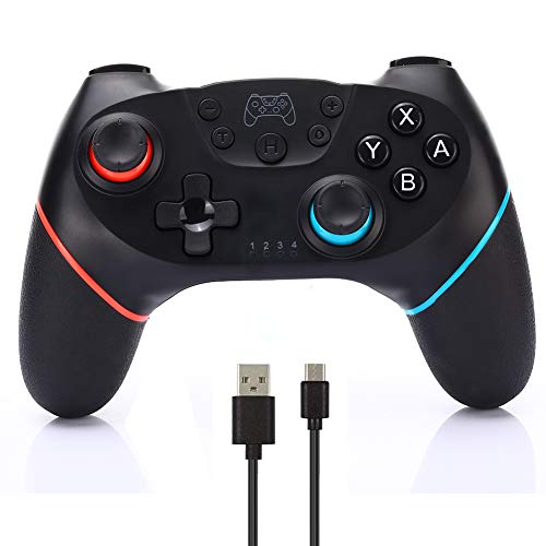 CuleedTEK Wireless Switch Pro Controller Gamepad Joystick for Nintendo Switch Console, with Gyro and Gravity Sensor, Dual Vibration, Turbo Function