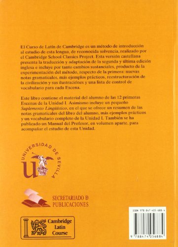Curso de Latín de Cambridge Libro del Alumno Unidad I: Versión española: 22.1 (Manuales Universitarios)