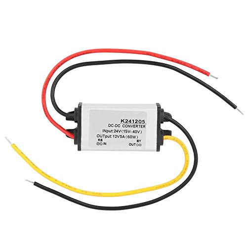 DC/DC 24V Baje a 12V 5A 60W Alta Eficiencia Voltaje Buck Convertidor Regulador Transformador Fuente de Alimentación Para Vehículo Camión Camión Enumerados